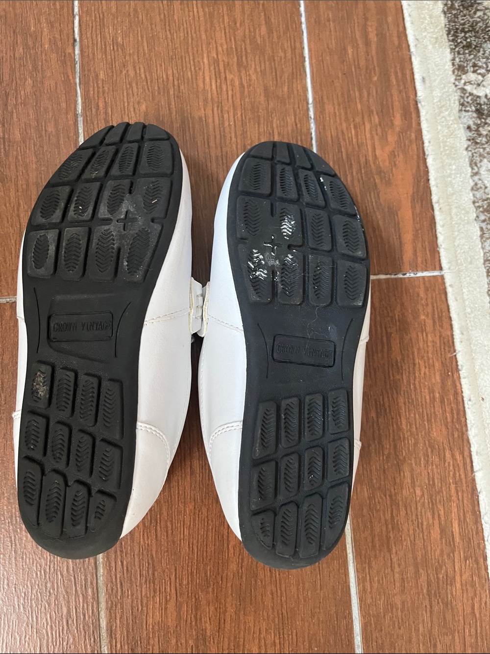 Men's White Perforated Slip-On Loafers - Picture 3 of 3